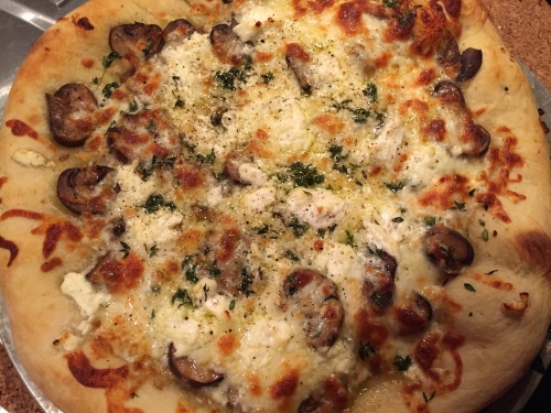 Mushroom Confit Pizza